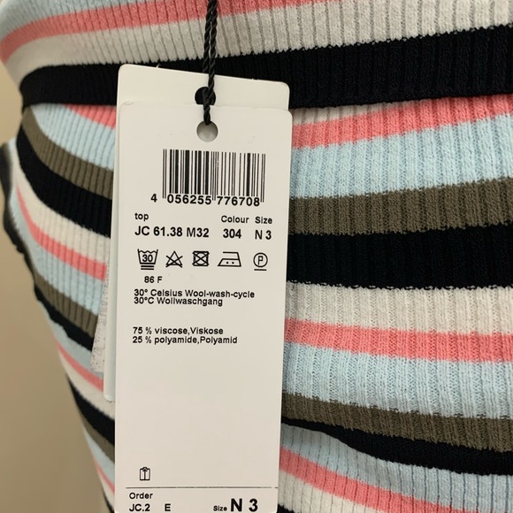 Fun stripped top. Brand new. Tags on - Picture 5 of 7